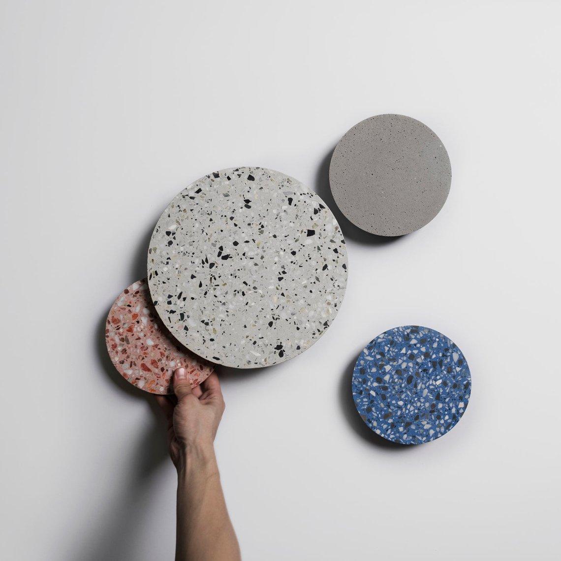 Terrazzo Wall Lamp | Recycled Stone & Ceramic | 4 Colors Available