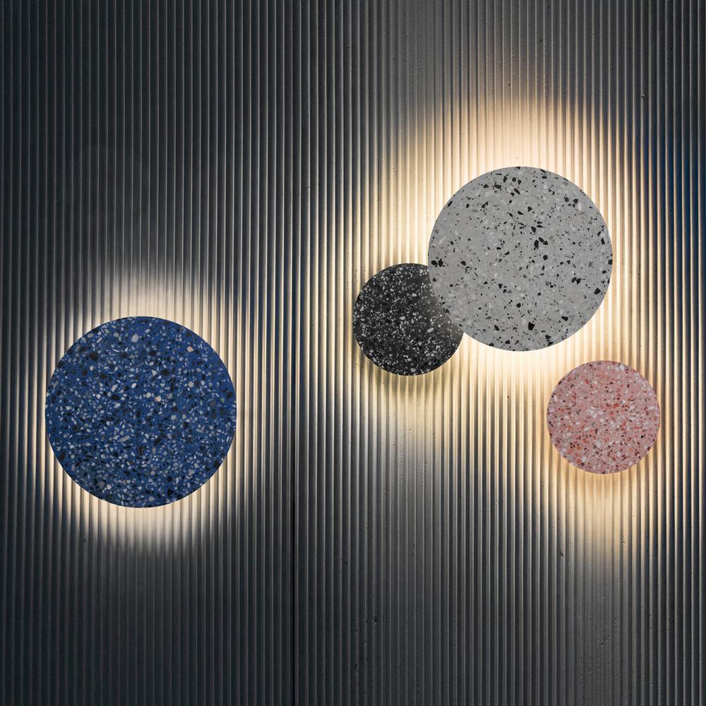 Terrazzo Wall Lamp | Recycled Stone & Ceramic | 4 Colors Available