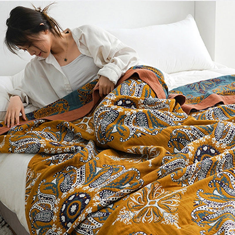 Cotton Gauze Quilt | 100% Organic Cotton | Reversible Design