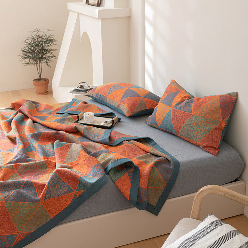 Reversible Quilt | 100% Organic Cotton | Full/Queen/King Sizes