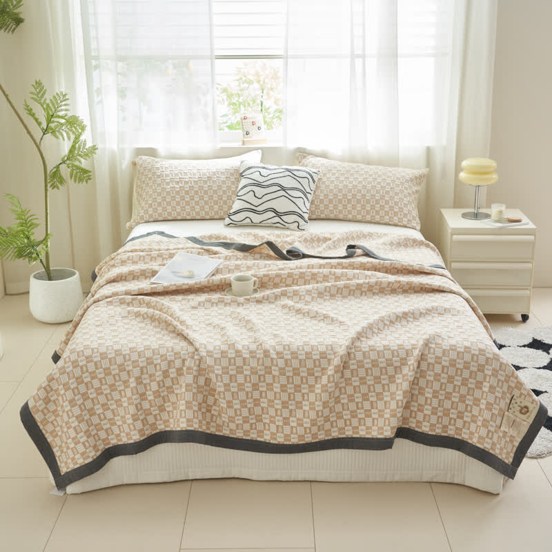 Reversible Quilt | 100% Organic Cotton | Full/Queen Size