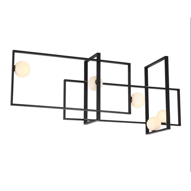Mondrian Ceiling Light | Murano Glass | White