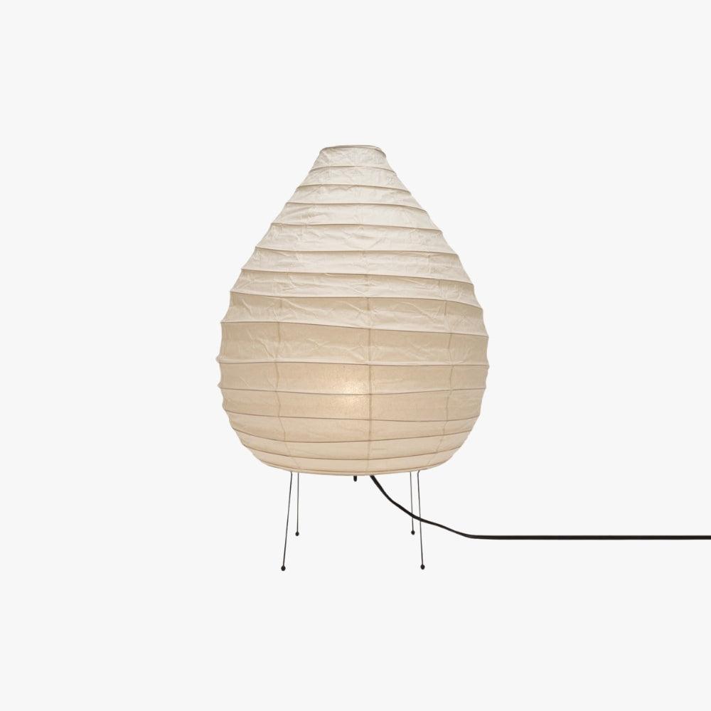 Rice Paper Lantern Table Lamp | Premium Rice Paper & Metal | 42cm Diameter