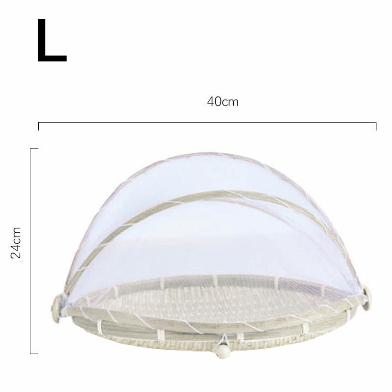 Hand-Woven Wicker Food Basket | Eco-Friendly Natural Material | Multi-Purpose Tray