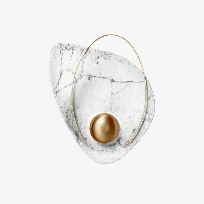 Pearl Wall Lamp | Hand-Made Resin & Copper | Set of 2