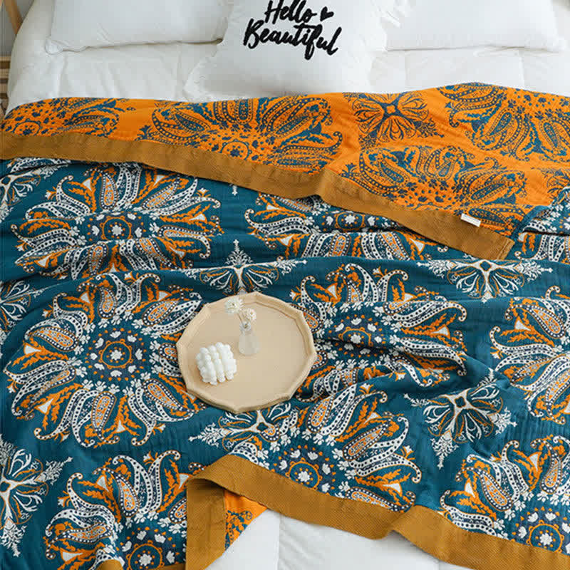 Cotton Gauze Quilt | 100% Organic Cotton | Reversible Design