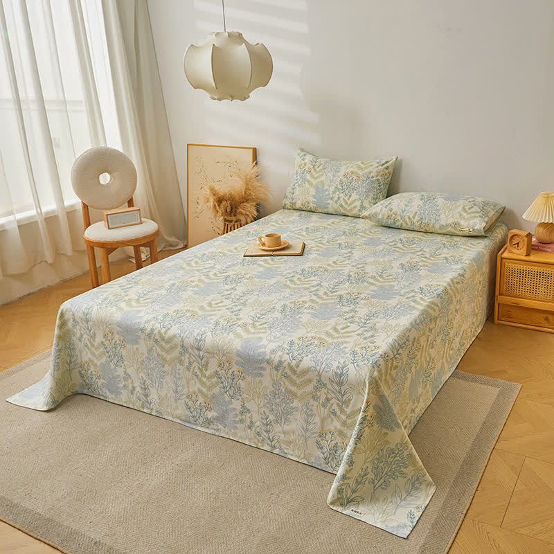 Floral Coverlet Set | Pure Cotton | 3-Piece Set