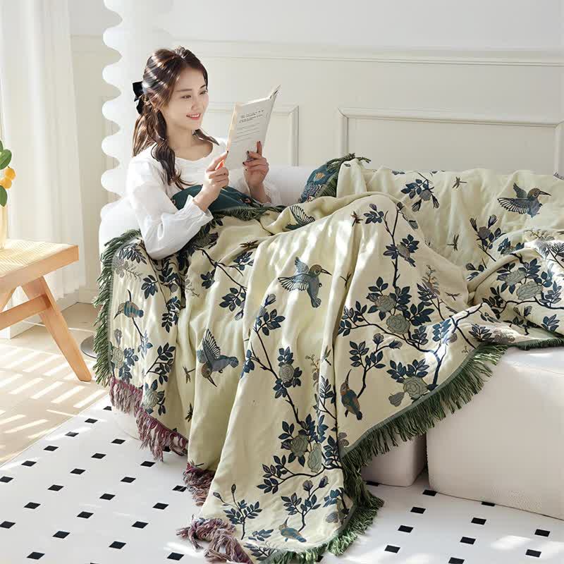 Reversible Quilt | Organic Cotton Gauze | Full/Queen Size