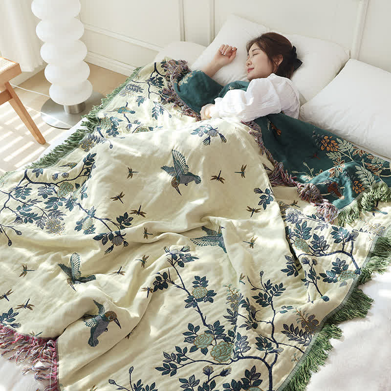 Reversible Quilt | Organic Cotton Gauze | Full/Queen Size