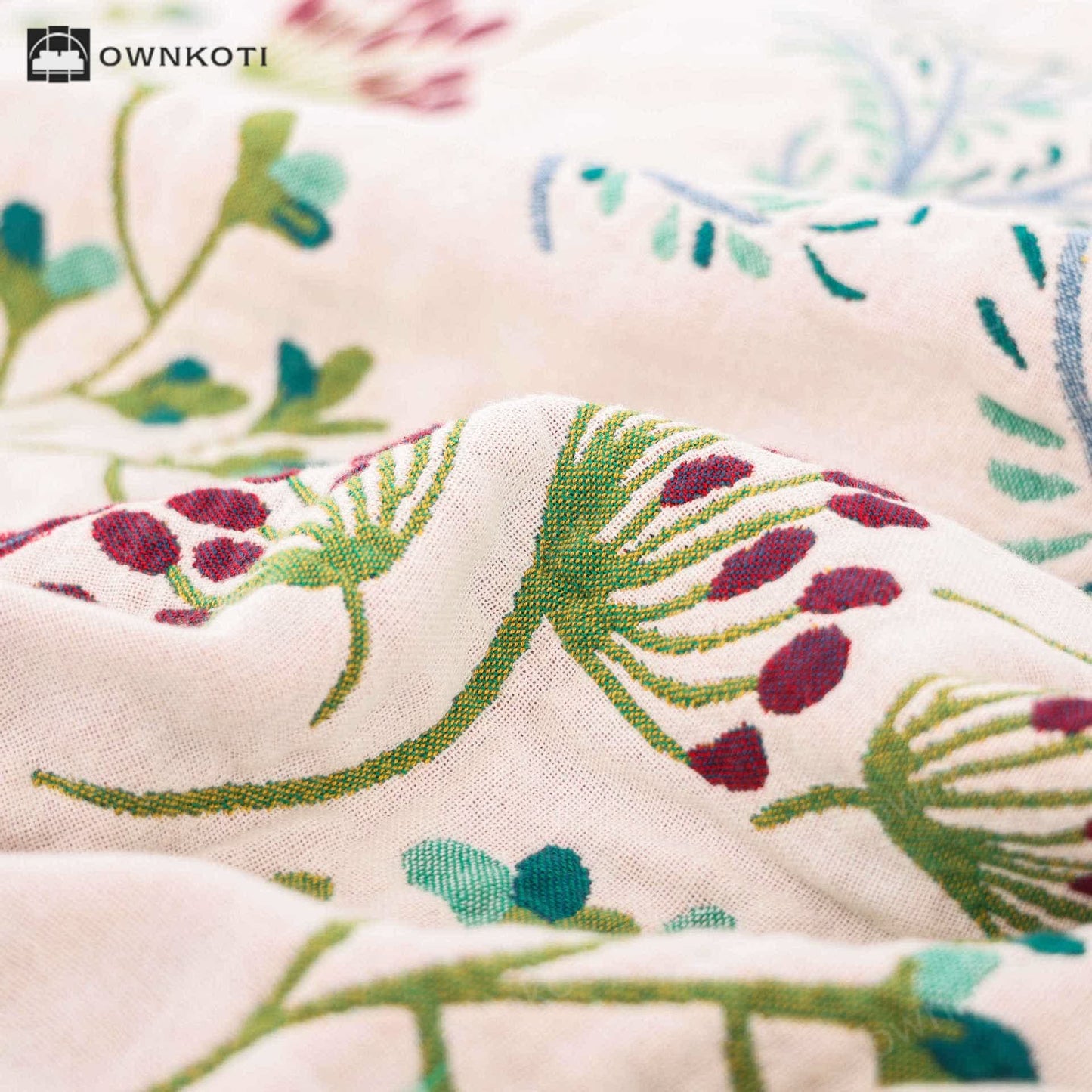Cotton Gauze Sofa Blanket | Eco-Friendly & Soft | 79" x 90"