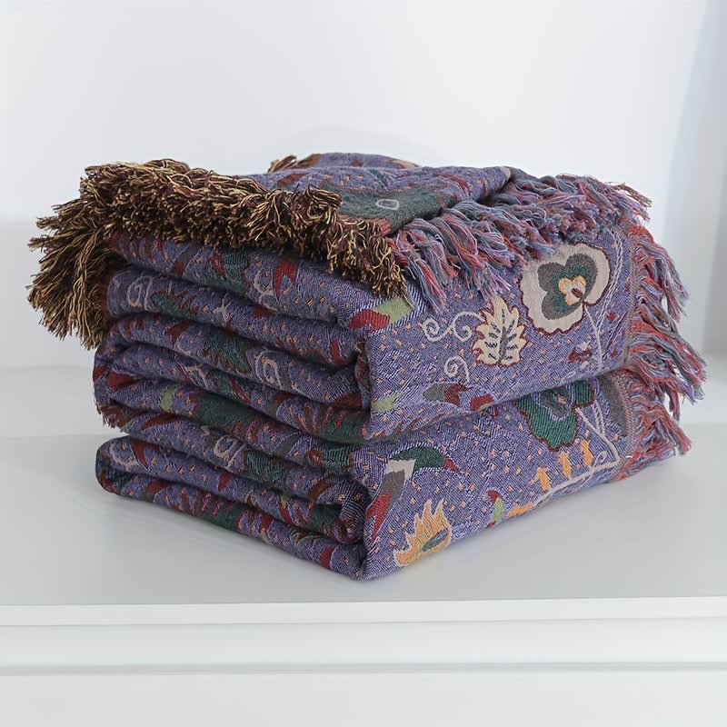 Bohemian Floral Quilt | 100% Cotton Gauze | Available in Full, Queen, King Sizes