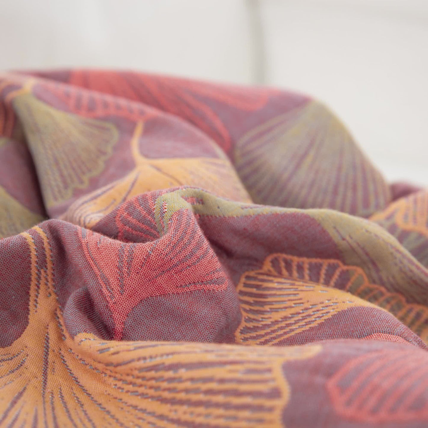 Ginkgo Leaf Cotton Gauze Pillowcases | Premium Pure Cotton | Set of 2