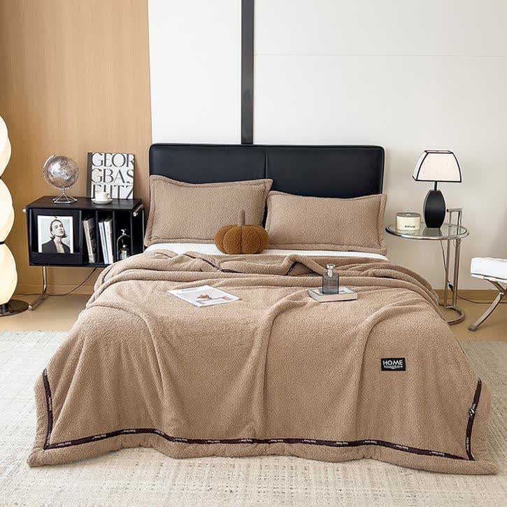 Fluffy Fleece Throw Blanket | Soft Polyester | Full Size 71"W x 86"L