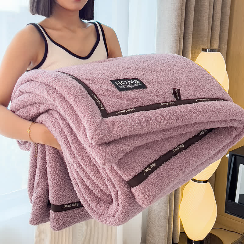 Fluffy Fleece Throw Blanket | Soft Polyester | Full Size 71"W x 86"L