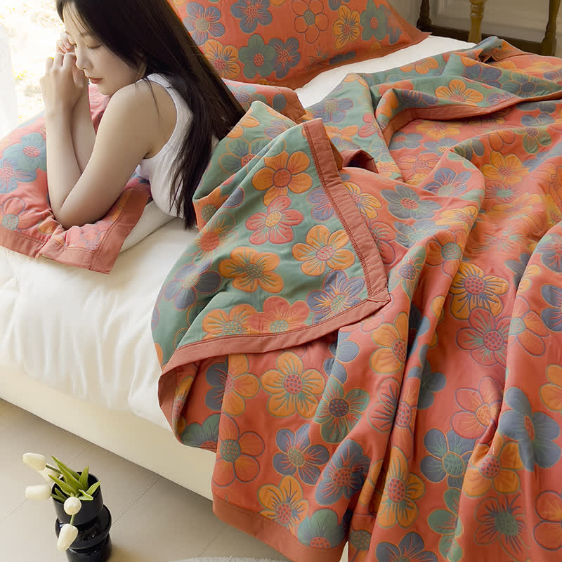 Jacquard Quilt | 100% Combed Cotton | Reversible | Full/Queen/King Sizes