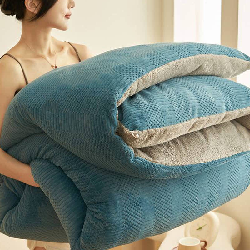 Winter Quilt Blanket | Thick Warm Polyester | Twin, Full, Queen, King Sizes