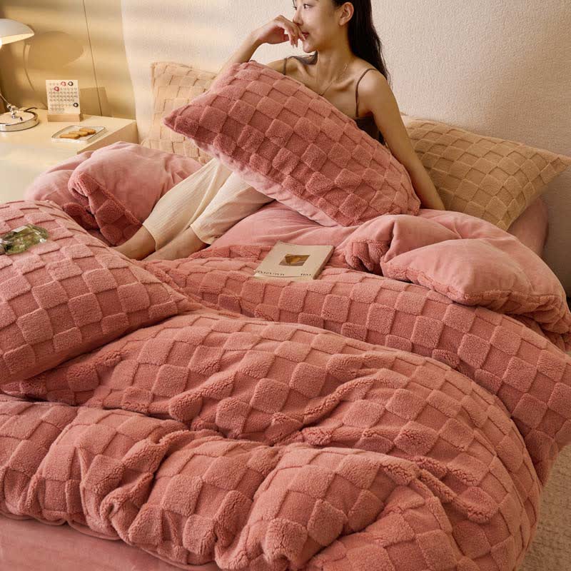 Checkerboard Duvet Cover | Soft Microfiber | Queen Size