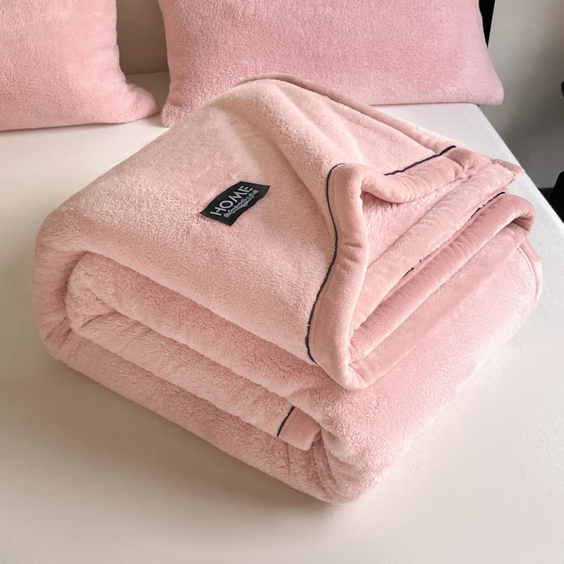 Reversible Throw Blanket | Ultra-Soft Microfiber Fleece | Multiple Sizes