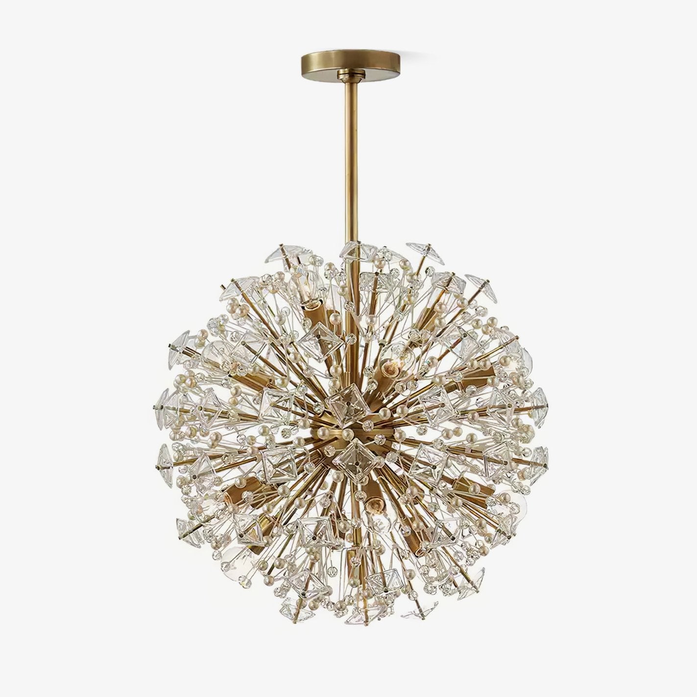 Dickinson Chandelier | Brass Frame | 13/17/21 Lights