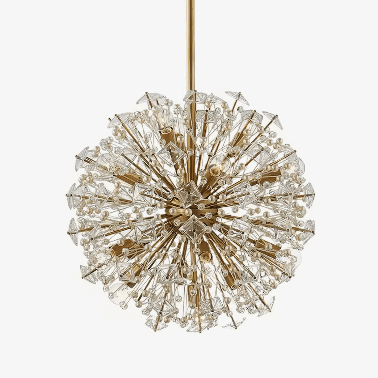 Dickinson Chandelier | Brass Frame | 13/17/21 Lights
