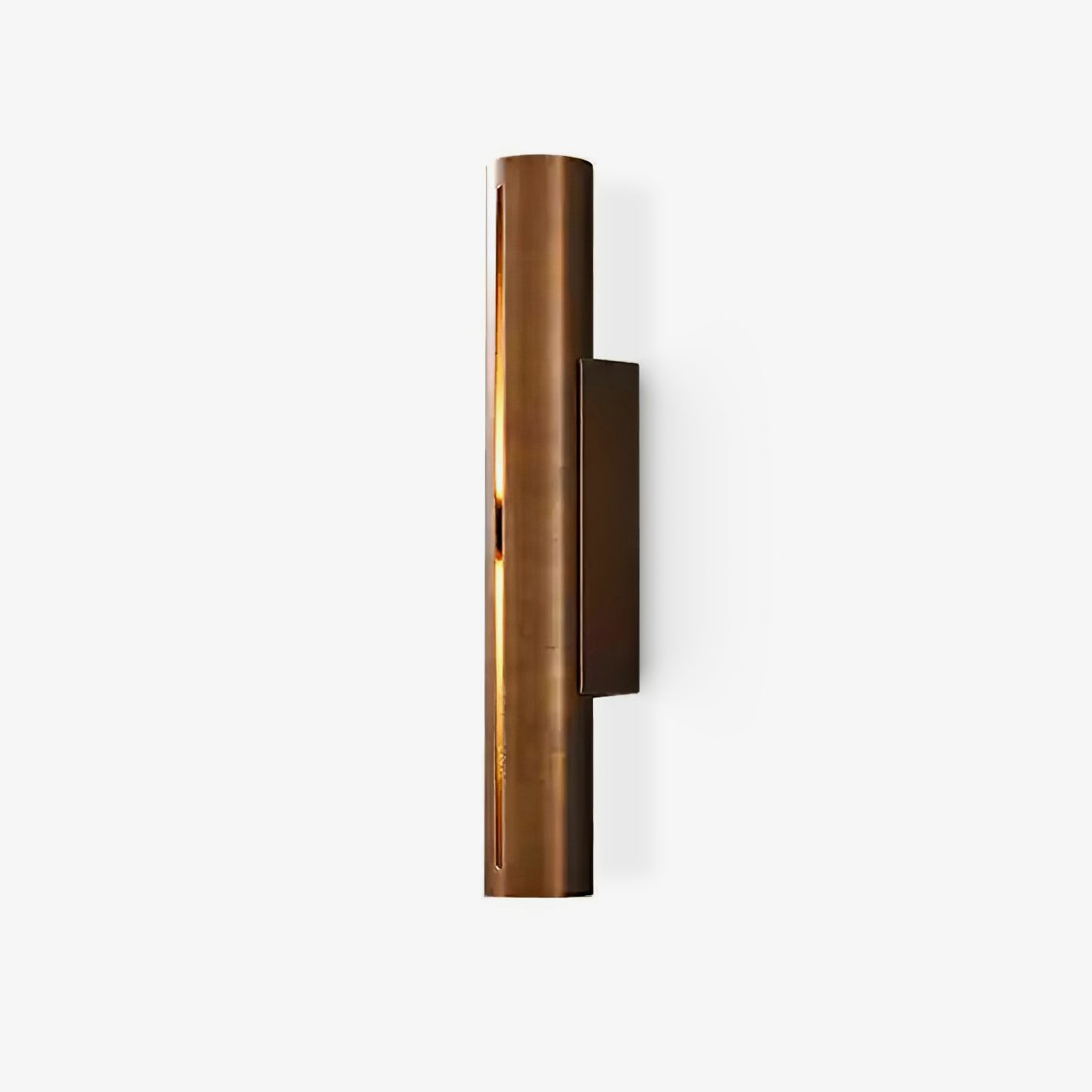 Aria Cylinder Wall Light | Brass | Red Bronze/Bronze