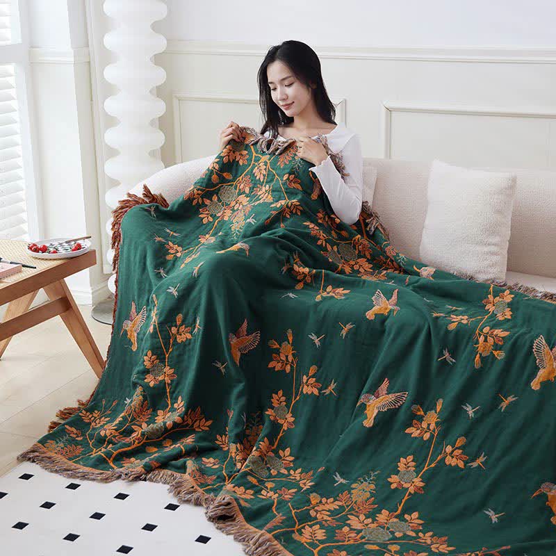 Reversible Quilt | Organic Cotton Gauze | Full/Queen Size