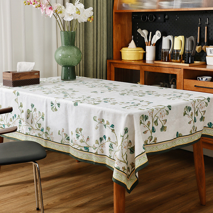 Ginkgo Leaf Tablecloth | Soft Polyester | Various Sizes