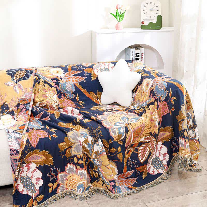 Cotton Gauze Quilt | Reversible Design | Full/Queen Size