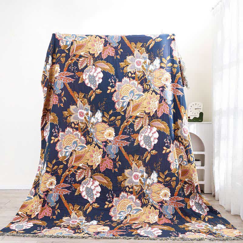 Cotton Gauze Quilt | Reversible Design | Full/Queen Size