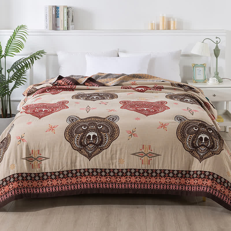 Vintage Cotton Gauze Quilt | Eco-Friendly 100% Cotton | Full/Queen Size Options