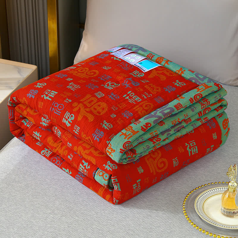 Summer Quilt | Reversible Soft Cotton | Full/Queen Size