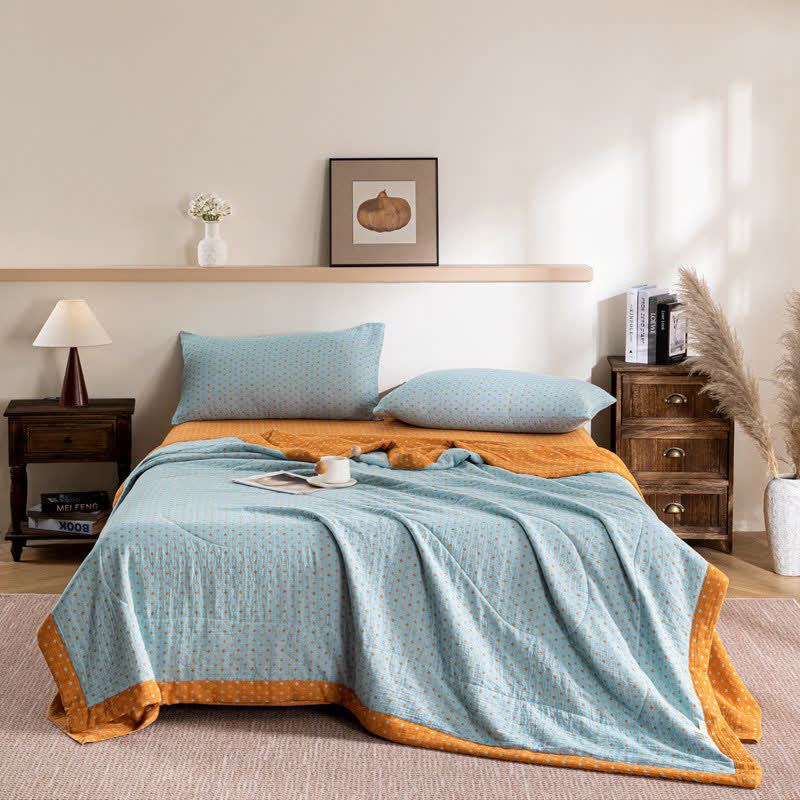 Summer Quilt | Double-Layer Cotton | Twin Size