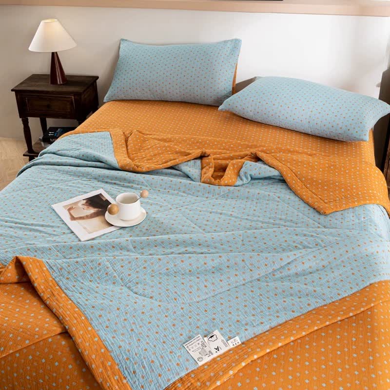 Summer Quilt | Double-Layer Cotton | Twin Size