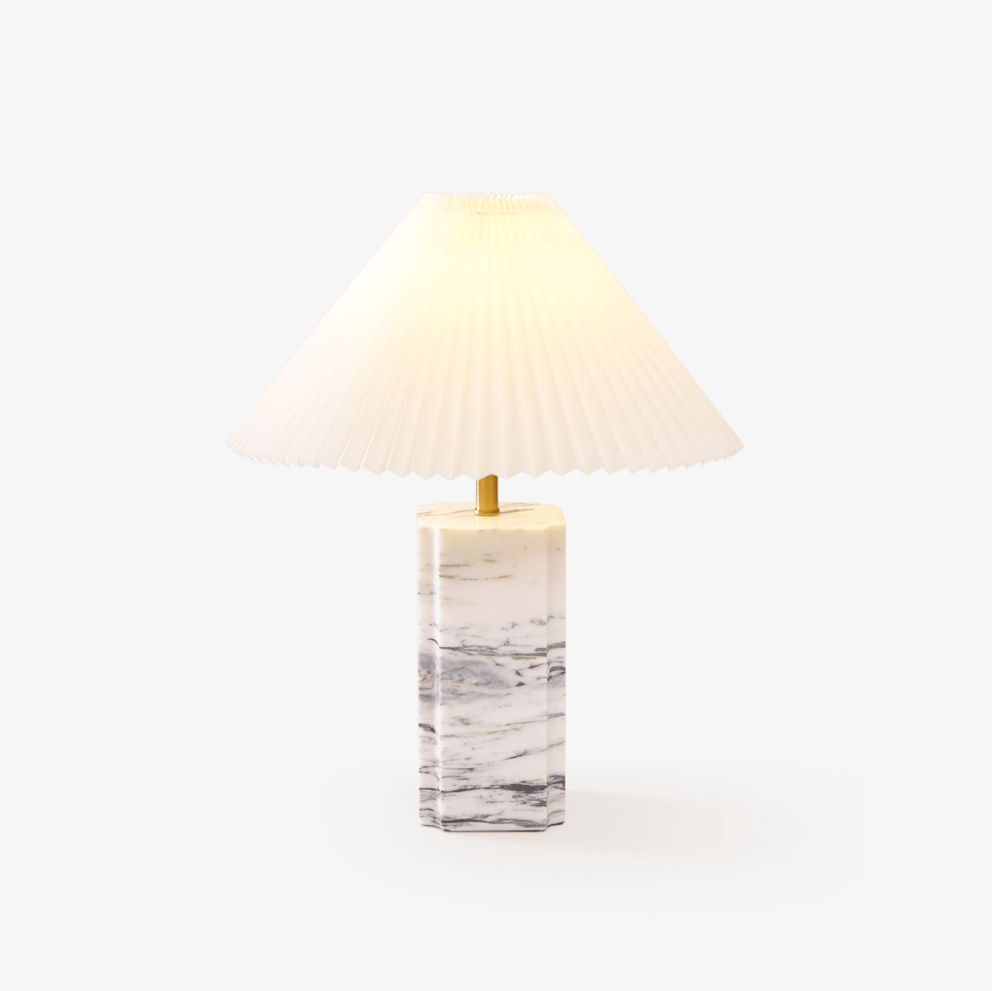 Bianca Marble Table Lamp | Marble | White