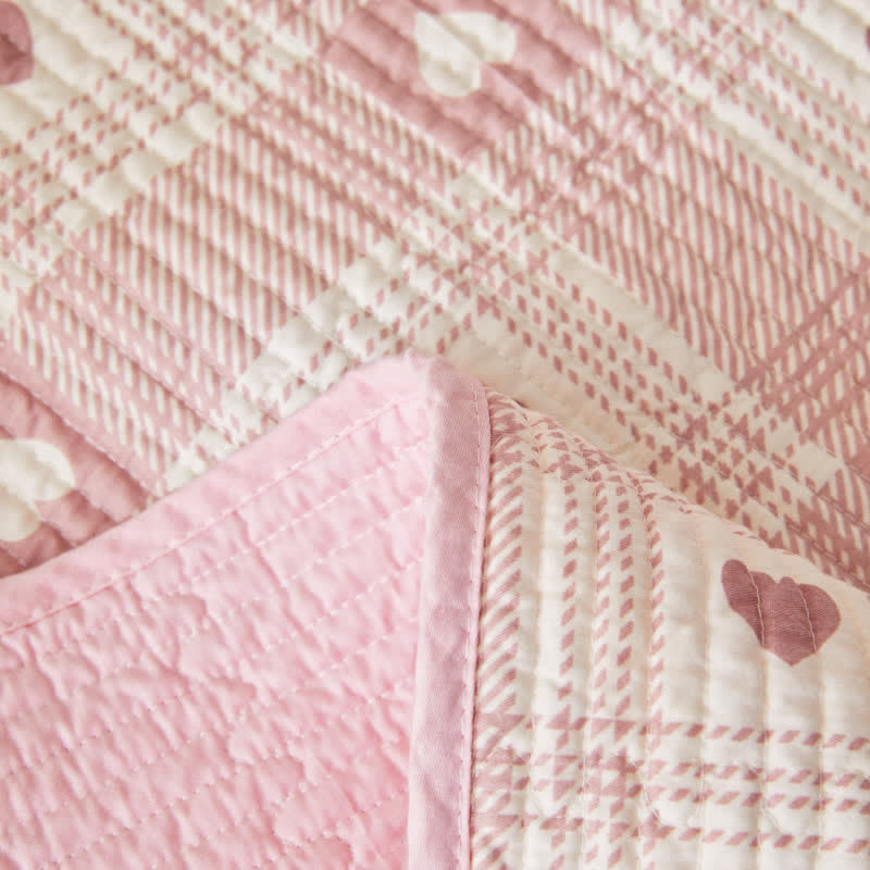 Cotton Quilted Bedding Set | Eco-Friendly & Breathable | 3-Piece Set