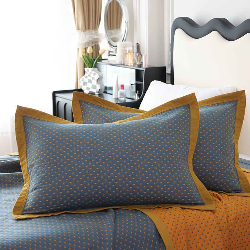 Cotton Gauze Quilt | Reversible Organic Cotton | Full, Queen, King Sizes