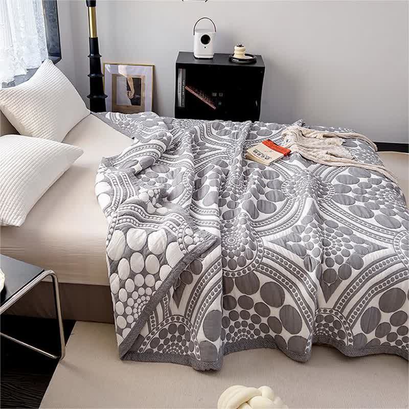 Pure Cotton Reversible Quilt | 100% Organic Cotton | Full/Queen Size