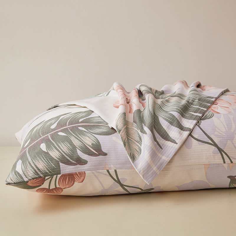 Pure Cotton Coverlet Set | Eco-Friendly | Available in Full, Queen, King Sizes