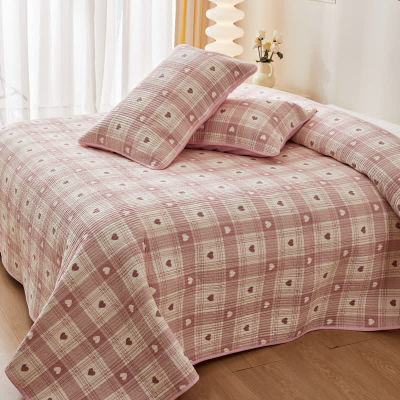 Cotton Quilted Bedding Set | Eco-Friendly & Breathable | 3-Piece Set