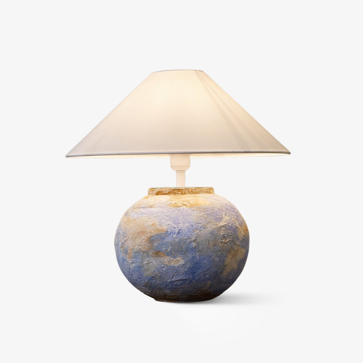 Aquarelle Terra Table Lamp | Ceramic Base | Blue