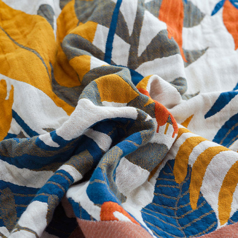 Cotton Quilt | Reversible Boho Floral Design | Full/Queen/King Sizes