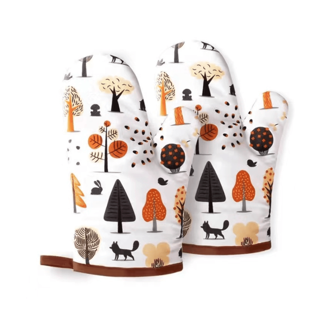 Microwave Oven Baking Gloves | Terylene | 2-Piece Set
