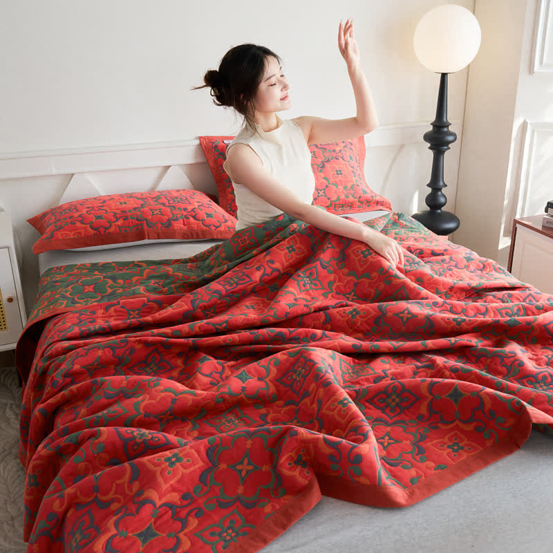 Cotton Gauze Quilt Set | 100% Organic Cotton | Full/Queen/King Options