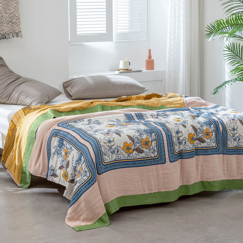 Cotton Quilt | Reversible & Lightweight | Full, Queen, King Sizes