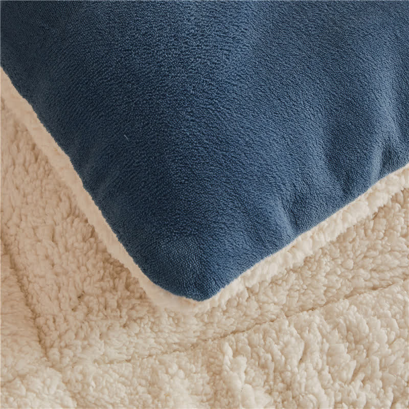 Thick Blanket | Premium Microfiber & Sherpa Fleece | Full, Queen, King Sizes