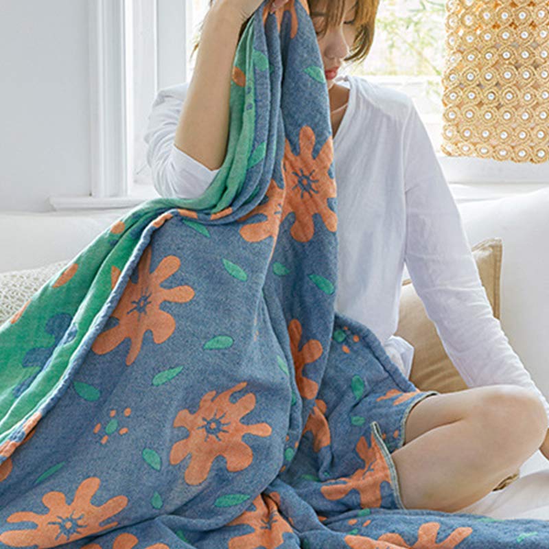 Reversible Quilt | 100% Organic Cotton | Full/Queen Size