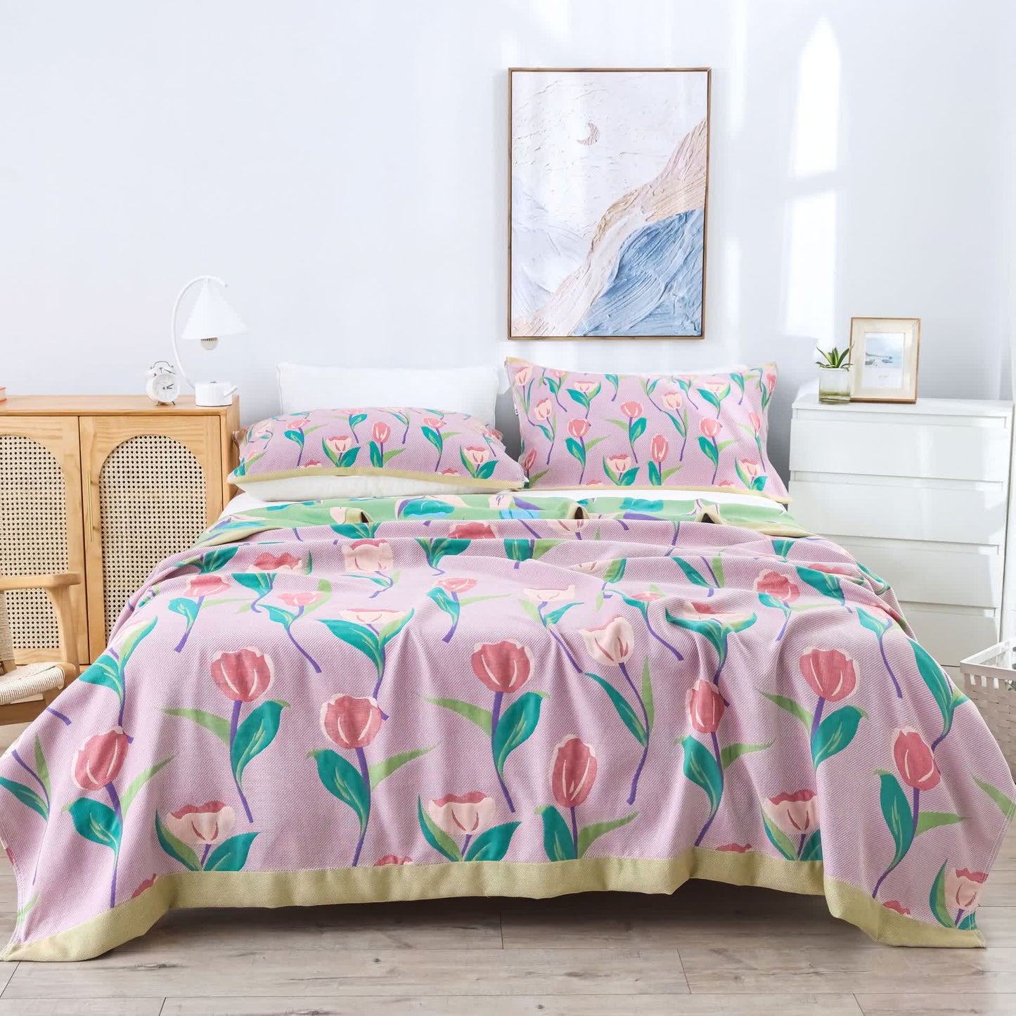 Cotton Gauze Quilt Set | Eco-Friendly 100% Cotton | Full & King Sizes