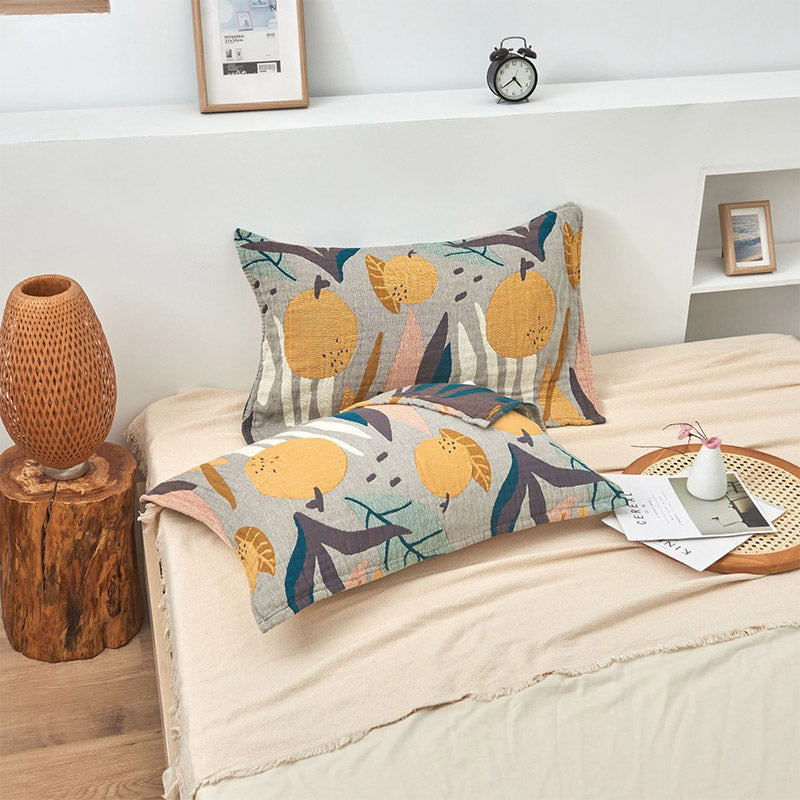 Boho Cotton Pillow Towel | 100% Pure Cotton | Set of 2