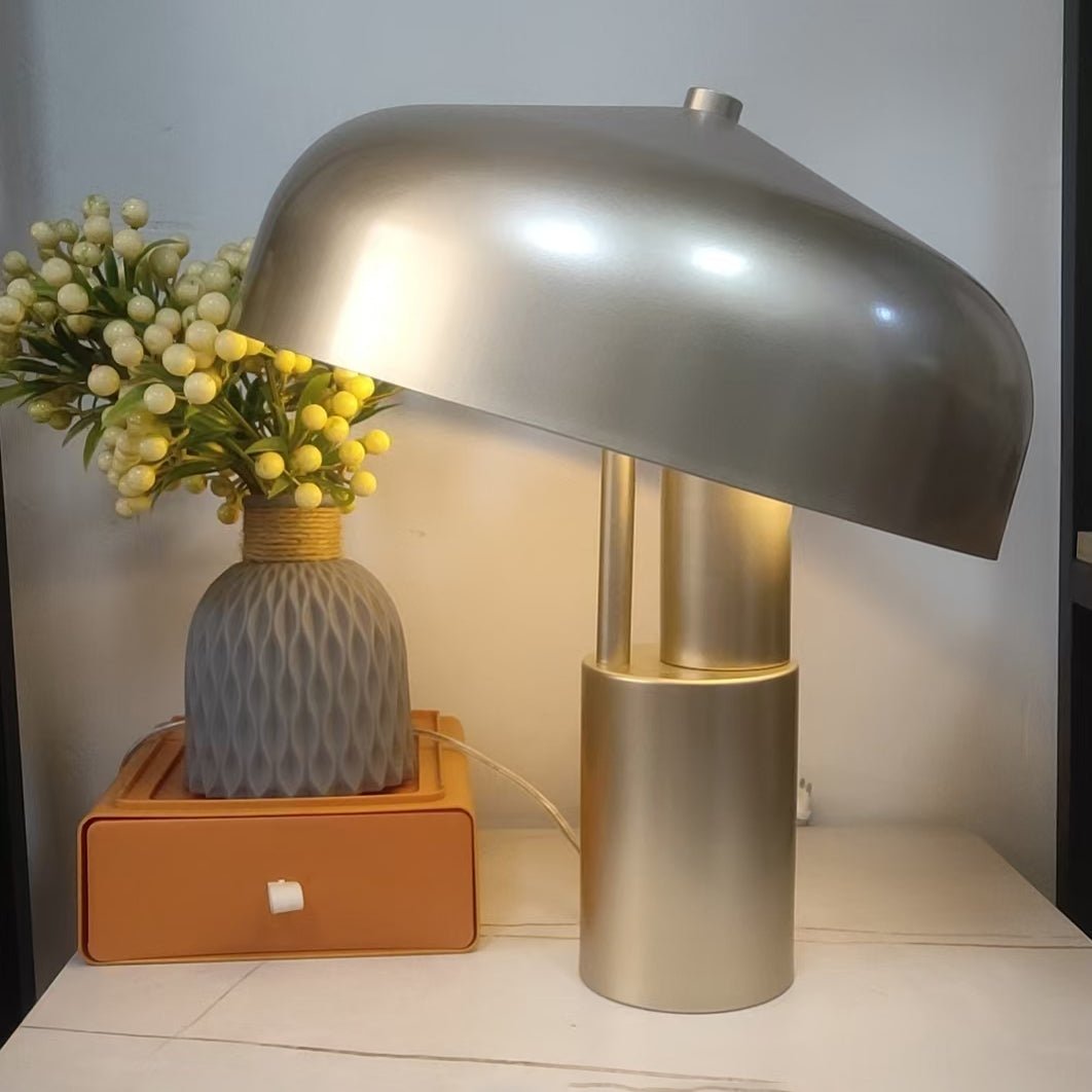 Ora Desk Lamp | Adjustable Aluminium Shade | Black or Gold