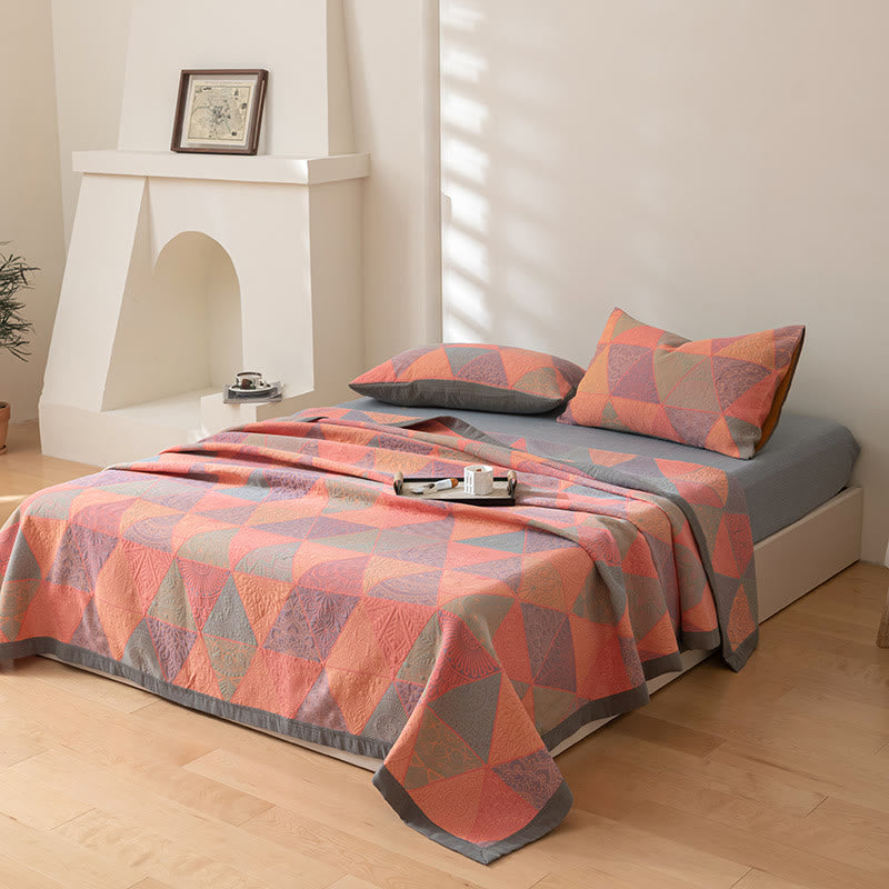 Reversible Quilt | 100% Organic Cotton | Full/Queen/King Sizes